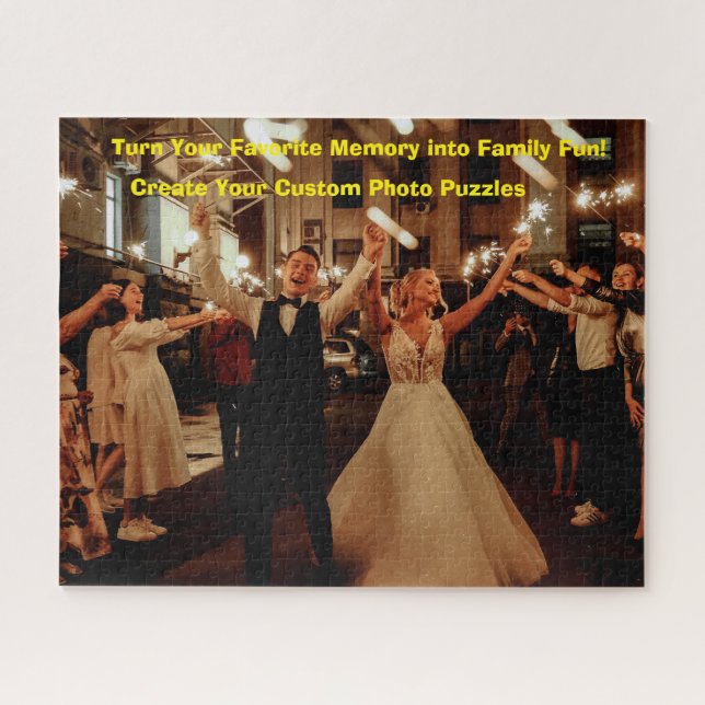 Quebra-cabeça de Foto Personalizado - Presente Per (Horizontal)