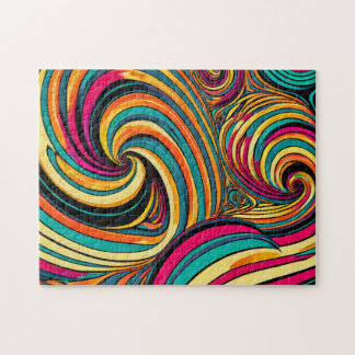 Quebra-cabeça de Foto Swirl Colorful Pattern 2