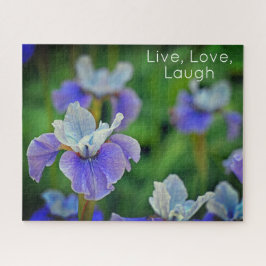 Quebra-cabeça de Fotografia Botânica da Flor Íris 