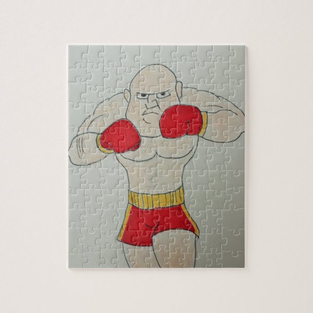 Quebra-cabeça de Fotografia do Sketch do Boxer Rus (Vertical)