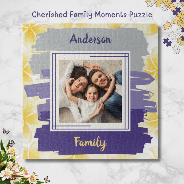Quebra-cabeça de Fotografias de Momentos Familiare (Cherished Family Moments Photo Puzzle)