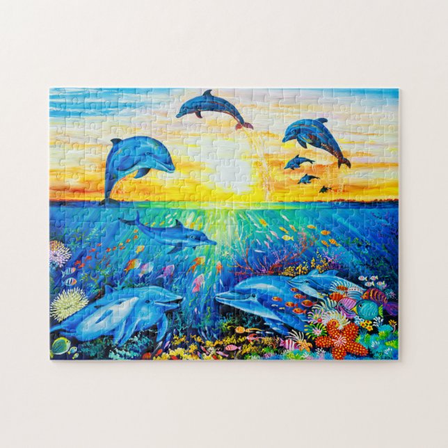 Quebra-cabeça de Fotos com Caixa de Presentes (Horizontal)