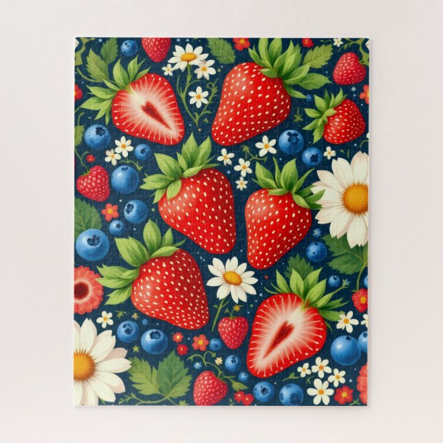 Quebra-cabeça de Frutas de Verão (Vertical)