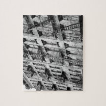 Quebra-cabeça de fuga de incêndios no povoamento o