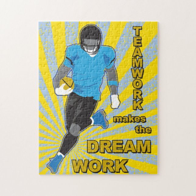 quebra-cabeça de futebol 11x14 para Pessoas cegas (Vertical)