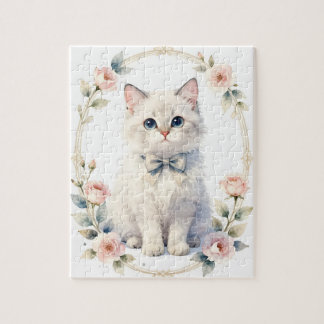 quebra-cabeça de gatinho fofo