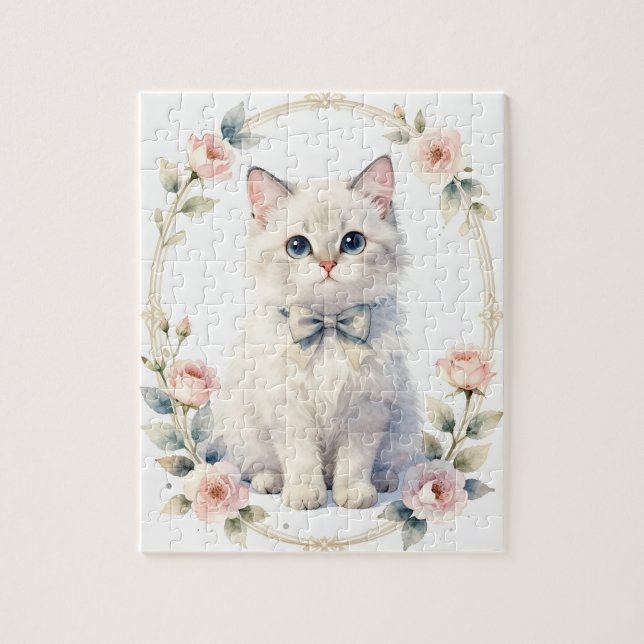 quebra-cabeça de gatinho fofo (Vertical)