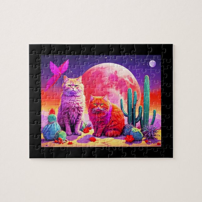 Quebra-cabeça de Gato  (Horizontal)