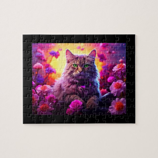 Quebra-cabeça de Gato  (Horizontal)