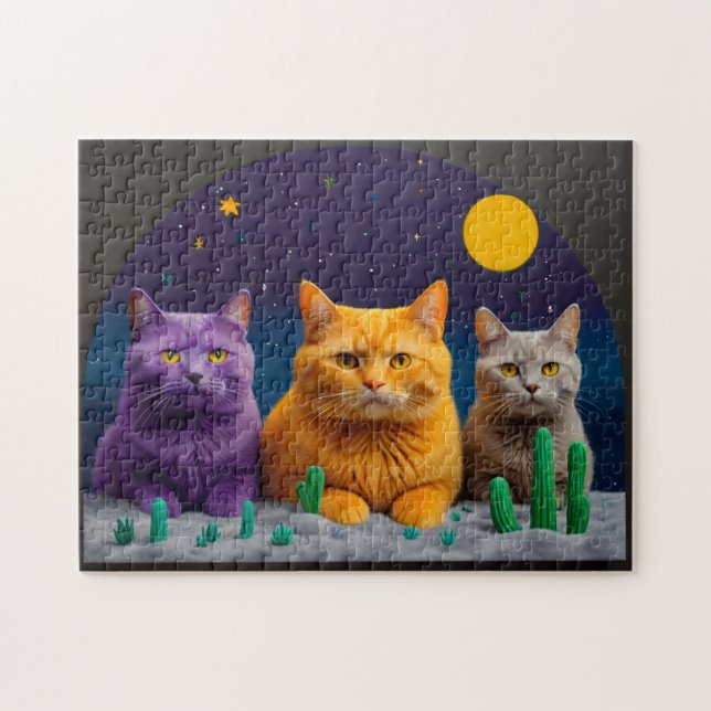 Quebra-cabeça de Gato (Horizontal)