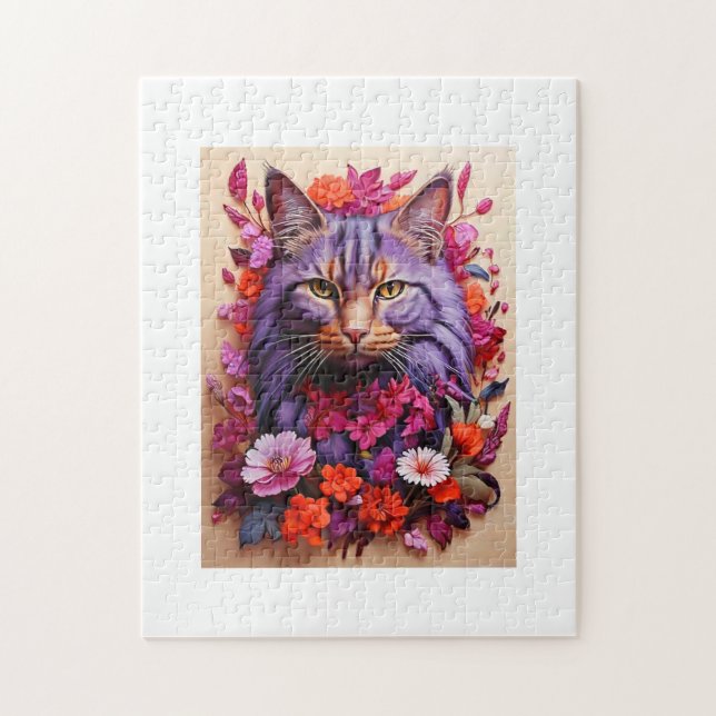 Quebra-cabeça de Gato  (Vertical)