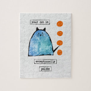 Quebra-cabeça de Gato de Jigsera - Gato Engraçado