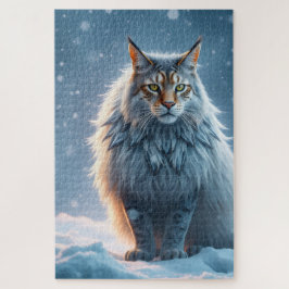 Quebra-cabeça de Gato do Lynx do Ártico Real