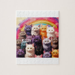 Quebra-cabeça de Gato Fofo para Amantes de Gatos