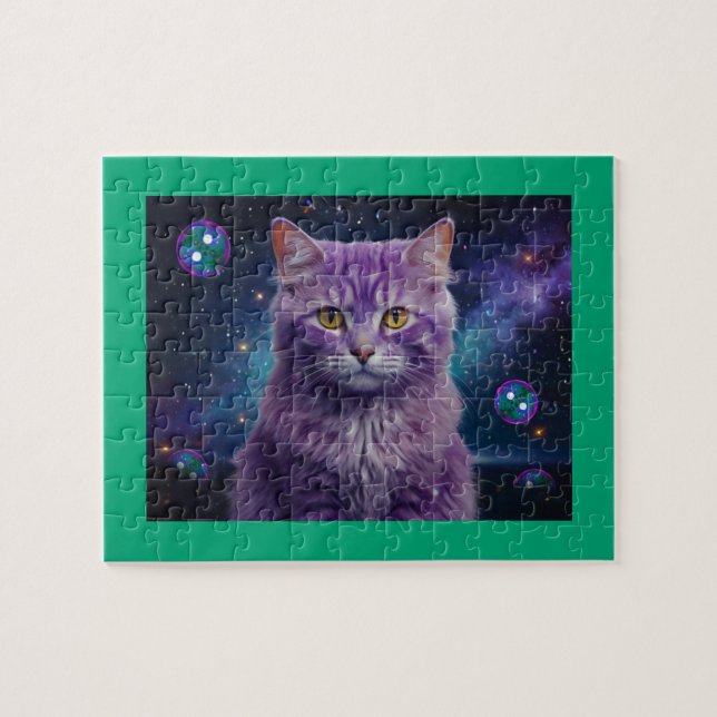 Quebra-cabeça de Gato Fofo para Amantes de Gatos (Horizontal)