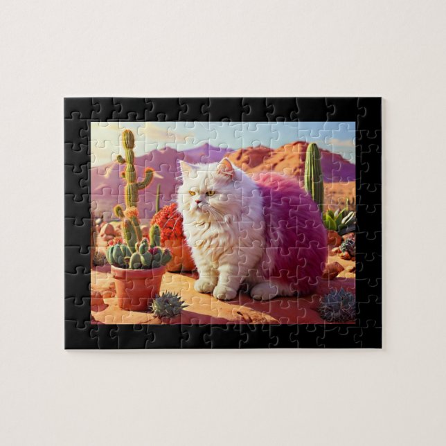 Quebra-cabeça de Gato para Amantes de Gatos (Horizontal)