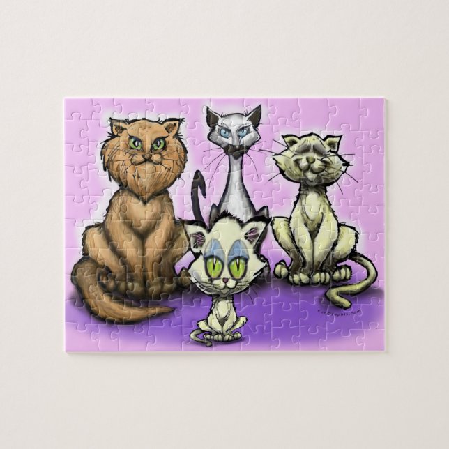 Quebra-cabeça de gatos (Horizontal)