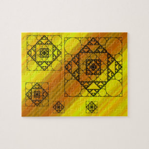 Quebra-cabeça de Geometria Fractal