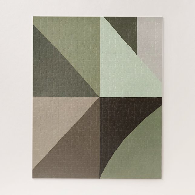 Quebra-cabeça de Geometria Orgânica (Vertical)