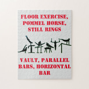 Quebra-cabeça de ginástica para Meninos!