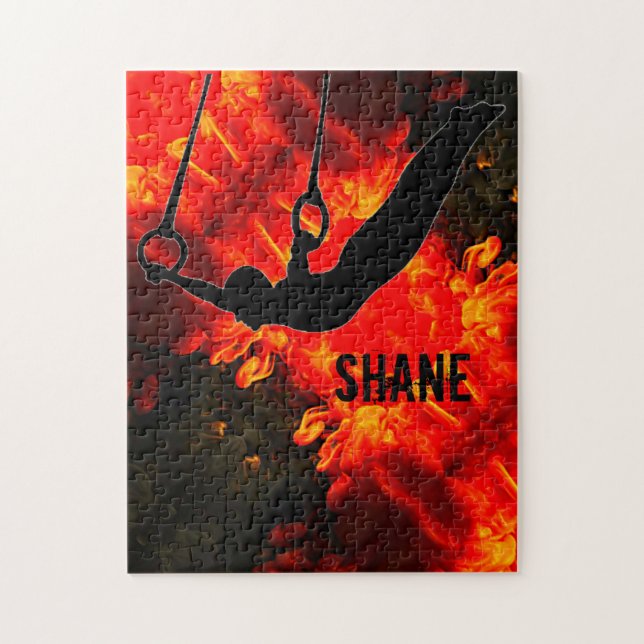 Quebra-cabeça de ginástica para Meninos (Vertical)