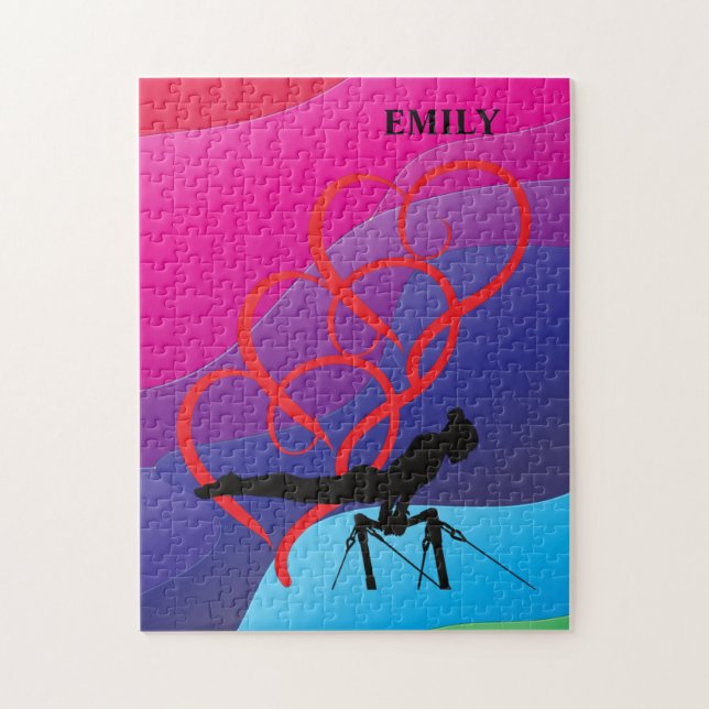 Quebra-cabeça DE GINÁSTICA PERSONALIZADA! (Vertical)