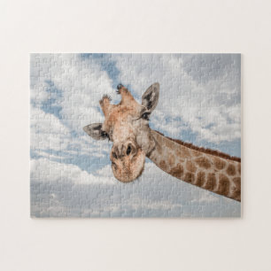 Quebra-cabeça de Girafa Curiosa