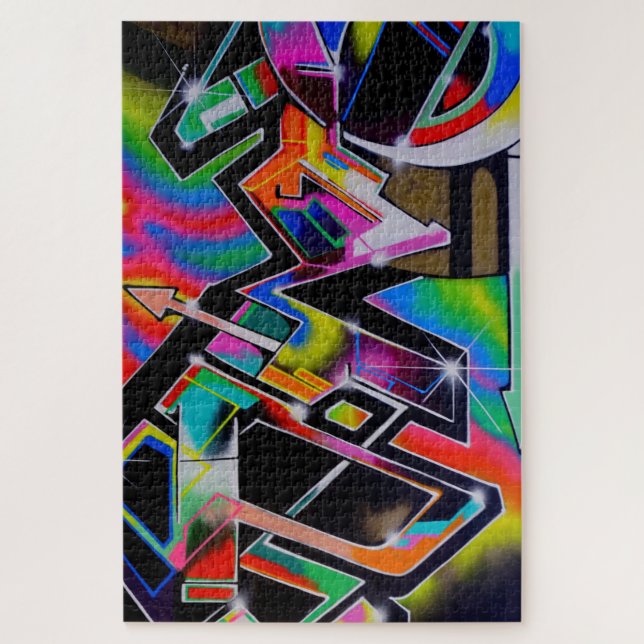 quebra-cabeça de grafite (Vertical)