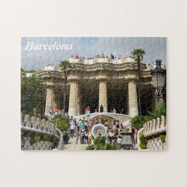 Quebra-cabeça de Guell do parque (Horizontal)