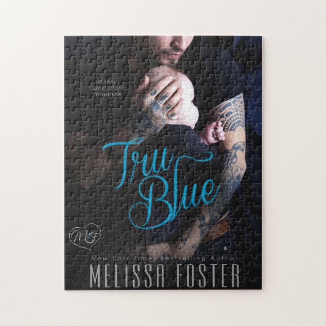 Quebra-cabeça de guisado azul (Vertical)