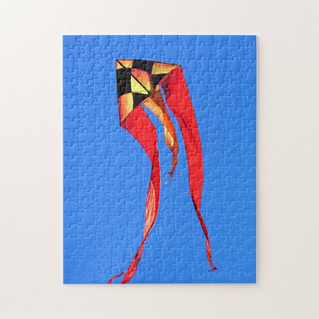 Quebra-cabeça de guisado laranja e amarelo (Vertical)