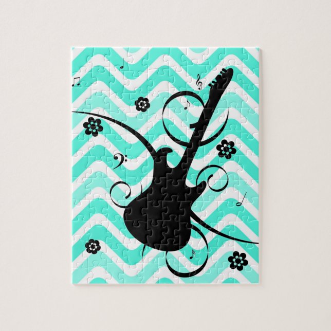 Quebra-cabeça de guitarra (Vertical)