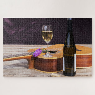 quebra-cabeça de guitarra clássica