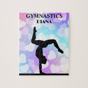 Quebra-cabeça de GYMNASTICS Pastel Hearts Personal
