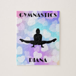 Quebra-cabeça de GYMNASTICS Pastel Hearts Personal
