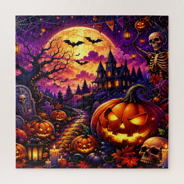 Quebra-cabeça de Halloween (Vertical)