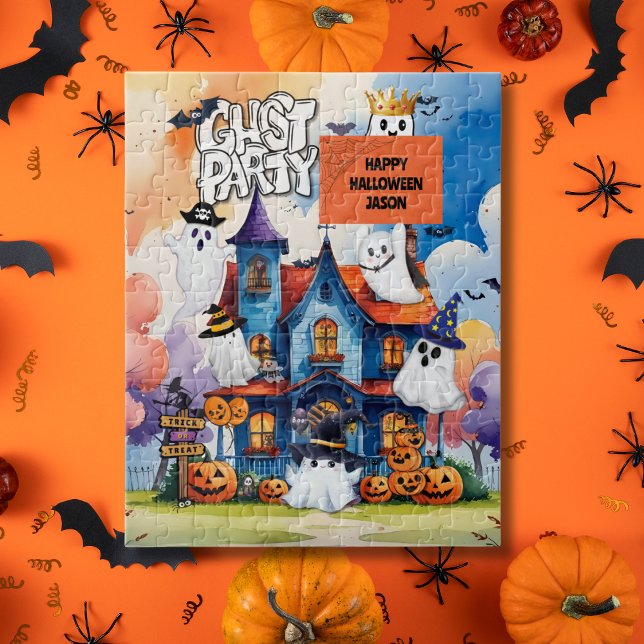 QUEBRA-CABEÇA DE HALLOWEEN JIGSAW, FANTAMENTE CORT (Criador carregado)
