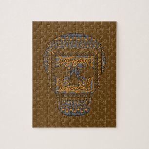 Quebra-cabeça de Halloween Skull