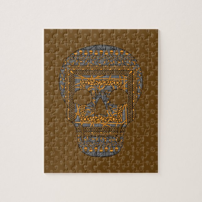 Quebra-cabeça de Halloween Skull (Vertical)