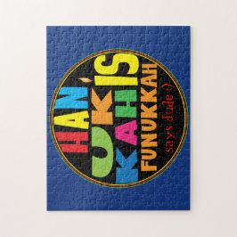 Quebra-cabeça de Hanukkah para Crianças Personaliz