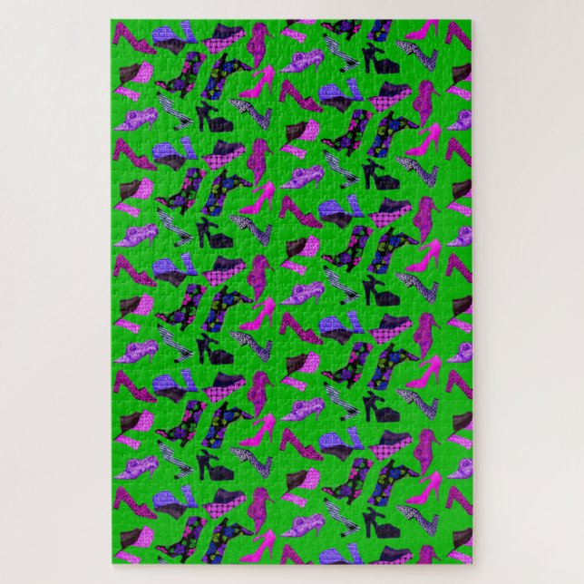 Quebra-cabeça de história calçado (Vertical)