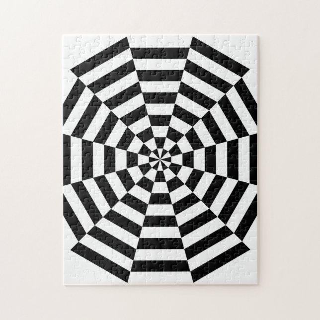 Quebra-cabeça de ilusão óptica resistente (Vertical)