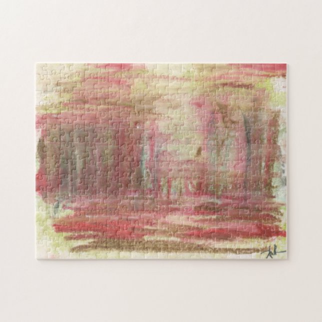 Quebra-cabeça de Imagem de Arte - "Bosque" (Horizontal)