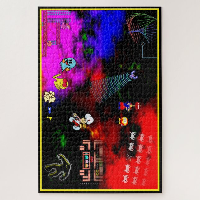 Quebra-cabeça de Imagens do Arcade Clássico (Vertical)