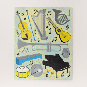quebra-cabeça de instrumentos 16x20 para Pessoas c