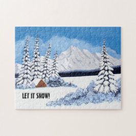 Quebra-cabeça de Inverno Nevado