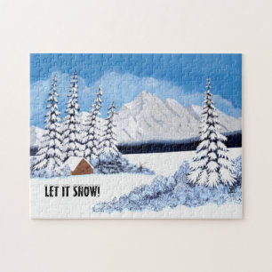 Quebra-cabeça de Inverno Nevado