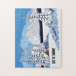 Quebra-cabeça de Inverno Nevado