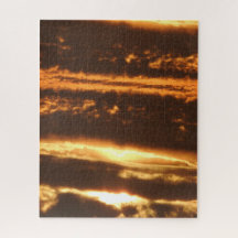 Quebra-cabeça de inverno sunset