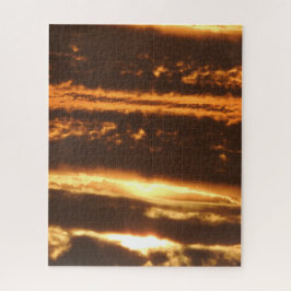 Quebra-cabeça de inverno sunset